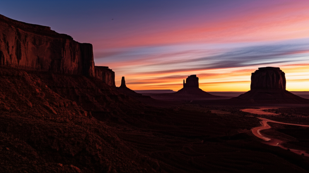 Arizona desert landscape at sunrise